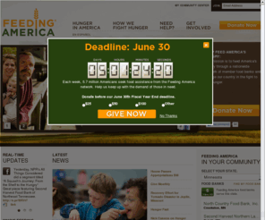 feedingamerica.org: Feeding America: Hunger-Relief Charity | FeedingAmerica.org
Visit Feeding America, the nation's leading domestic hunger-relief charity. Feeding America's helps provide food to over 37 millions Americans each year.