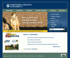 nau.edu: Northern Arizona University - Home Page
 Northern Arizona University