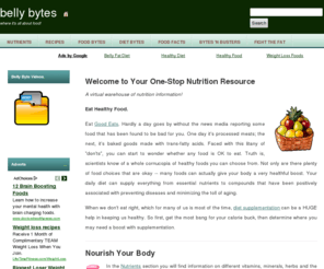 bellybytes.com: Belly Bytes
It's all about food and nutrition! Fast food, nutrients, recipes, food facts and so much more!