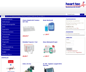 heart-tec.net: heart tec Medizintechnik GmbH
seit 1989 ist es unser Ziel, qualitativ hochwertige Medizintechnik-Produkte kostengünstig anzubieten.
Schwerpunkt unseres Vertriebs ist die PC-gestützte Diagnostik für den Bereich innere Medizin