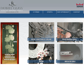 dubielglass.pl: Drzwi szklane, balustrady szklane, schody szklane, laminowanie szkła, okucia do szkła, witraże kraków | Dubiel Glass
Dubiel Glass - dubielglass - szkło - szyby - drzwi szklane - witraże - lustra - piaskowanie szkła - fazowanie szkła