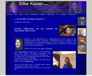 silke-kaiser.de: Silke Kaiser - Sopran: Home
