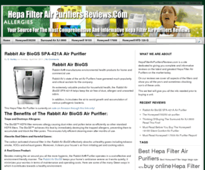 hepafilterairpurifiersreviews.com: Hepa Filter Air Purifiers. Get In Depth Reviews On The Latest Units.
Hepa Filter Air Purifiers. Discover the pro's and shocking con's of the latest best selling hepa filter air filters.