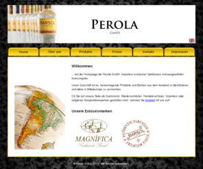 perola.eu: Perola GmbH - Import und Großhandel exklusiver Spirituosen
Perola GmbH