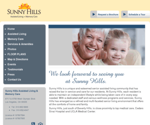 sunnyhillsassistedliving.com: Sunny Hills Assisted Living
Sunny Hills Assisted Living & Memory Care. Sunny Hills, just south of Beverly Hills, is close proximity to top medical care, Cedars Sinai Hospital and UCLA Medical Center.