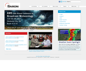 baronservices.com: Baron Services, Inc. - Home
Weather monitoring technologies and applications for broadcast, public safety, aviation, marine, ground, and government.