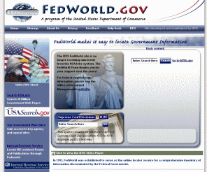 fedworld.gov: FedWorld.gov home
