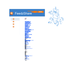 feedzshare.com: FeedzShare
FeedzShare is a tool tracking and filtering what's hot in Chinese blogsphere.