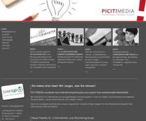 picitmedia.de: PICITMEDIA | Werbeagentur Berlin, Corporate Design, Webdesign, Fotografie
Werbeagentur aus Berlin mit ganzheitlichen Konzepten vom Logo, Corporate Design über Fotografie, Printmedien bis zum Webdesign. Sie haben eine Idee? Wir zeigen, was Sie können!