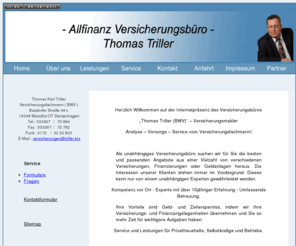 triller.biz: Allfinanz Versicherungsbüro - Thomas Triller - Versicherungsmakler
