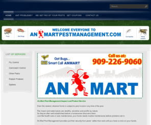 anmartpestmanagement.com: Services
Joomla! - the dynamic portal engine and content management system