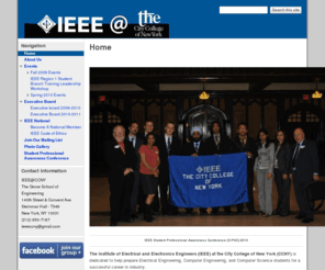 ieeeccny.org: IEEE@CCNY
Home page of IEEE branch of The Grove School of Engineering at The City College of New York