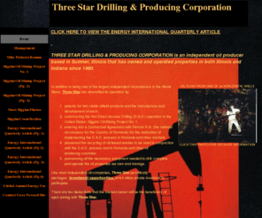 threestardrilling.com: THREE STAR DRILLING & PRODUCING CORPORATION
Three Star Direct Access Drilling increases revenues, reduces costs of production plus offers extraordinary tax benefits maximizing financial rewards.