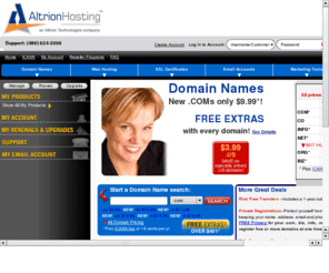 altrionhosting.com: Altrion Technologies Hosting
Altrion Technologies Proffesional Services and Hosting.  Domain Names, Email, Design and Programming Services.