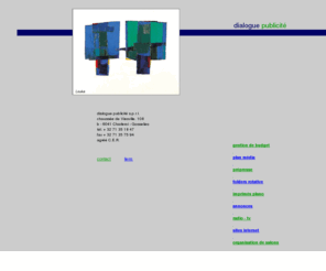 dialoguepublicite.info: dialogue publicité, gestion, plans médias,  prépresse, folders, imprimés, radio, TV
