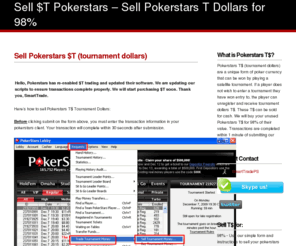 selltpokerstars.com: Sell T Pokerstars - SmartTrade
