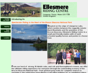 ellesmereridingcentre.co.uk: Ellesmere Riding Centre - Trail Ride Holidays in the UK.
Ellesmere riding centre - Trail ride holidays, pony trekking, in the UK.