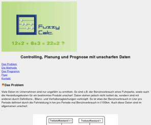 fuzzycalc.com: FuzzyCalc - Controlling,Planung und Prognose mit unscharfen Daten
