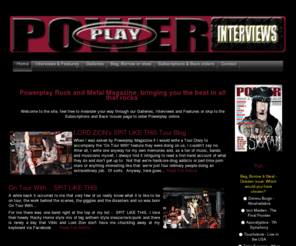 powerplaymagazine.co.uk: Powerplay Magazine
Powerplay Rock and Metal Magazine, music, gigs, music festivals,cd reviews and band interviews