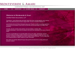 macpafirm.com: Monteverde & Amari CPA
Monteverde and Amari is a Long Island based accounting partnership, providing reliable service for all your accounting, taxation and business consultation needs.