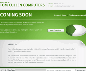 tomcullencomputers.com: Frontpage
Joomla! - the dynamic portal engine and content management system