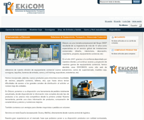 ekicom.es: Ekicom - Equipamiento comercial carros autoservicio - carros supermercado - soluciones almacenaje - transporte ligero - estanterias
Equipamiento comercial carros autoservicio hipermercado supermercado EKICOM