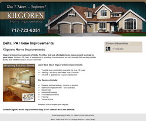 kilgoreshomeimprovements.com: Home Improvements Delta, PA - Kilgore's Home Improvements
Kilgore's Home Improvements provides fast and affordable home improvement services to Delta, PA. Call 717-723-6351 to ask about our remodeling services.