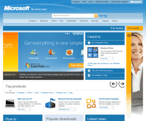 msaware.net: Microsoft.com Home Page
Get product information, support, and news from Microsoft.