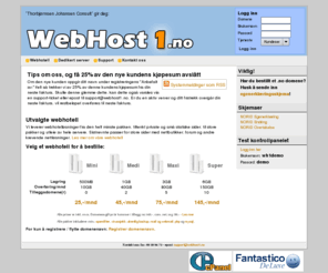 webhost1.no: WebHost1.no
