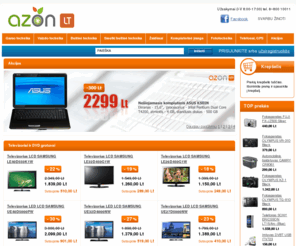 azon.lt: Buitinė technika Jums - greitai ir patikimai - Azon.lt
Internetinėje parduotuvėje Azon  rasite daugiau kaip 150 prekių ženklų ir virš 10 000 įvairios buitinės technikos ir elektronikos prekių. Visos prekės yra sandėliuose.