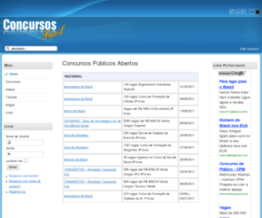 concursosfacil.com.br: Concursos Fácil!
Lista de concursos abertos e seus editais. Entidades organizadoras e provas antigas.