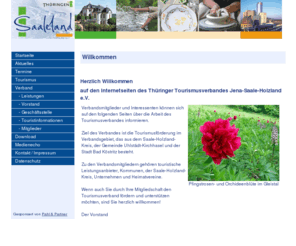 jena-saale-holzland.de: Thüringer Tourismusverband Jena-Saale-Holzland e.V. -
Thüringer Tourismusverband Jena-Saale-Holzland e.V.