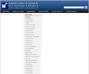 karakusmalimusavirlik.com: Ali Haydar Karakuş - Karakuş Mali Müşavirlik - SMMM - Serbest Muhasebeci Mali Müşavir
Ali Haydar Karakuş, Karakuş Mali Müşavirlik, SMMM, Mali Müşavir, Serbest Muhasebeci Mali Müşavir, İstanbul, Maltepe