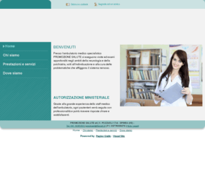 promozionesalute.net: PROMOZIONE SALUTE srl, Spinea (VE) -VisualSite
PROMOZIONE SALUTE è l'ambulatorio medico che offre prestazioni nel ramo della neurologia e della psichiatria.
