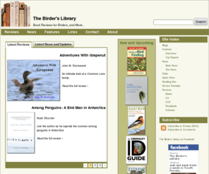 birderslibrary.com: The Birder's Library - Bird Book Reviews and More
Book reviews and news for birders.