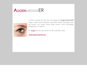 augenmediziner.com: AugenmedizinER - Augenklinik Erlangen
Augenoperation in Erlangen