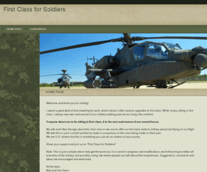 firstclassforsoldiers.org: Home Page
Home Page