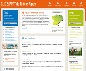 pprt-rhonealpes.com: CLIC-PPRT - Rhône-Alpes
Site gouvernemental d'informations