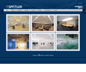 spittler.de: Home
Internet-Auftritt der Firma SPITTLER Lichttechnik GmbH, Goslar - Produktionsunternehmen für technische Leuchten