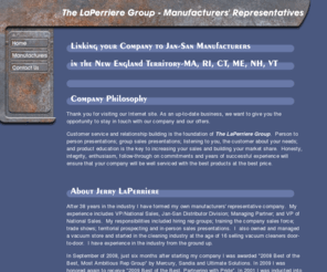 thelaperrieregroup.com: The LaPerriere Group Jan-San Cleaning Equipment and Cleaning Products
The LaPerriere Group, Jan-San Manufacturers Representatives, Cleaning Products, Equipment and Solutions for Distributors in New England