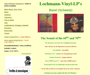 vinyl-schallplatten.com: Lochmann Vinyl-Schallplatten · Vinyl Records · LPs
Lochmann-Vinyl-Schallplatten