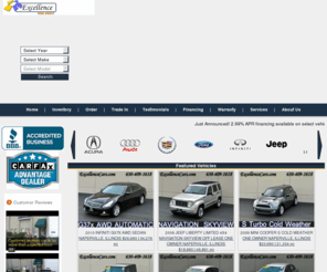 offleasesedans.com: Home page | Excellence Cars Direct | Best Used Cars For Sale in Naperville Chicago Illinois | Excellencecars
Excellence Cars Direct in Naperville Chicago Illinois is committed to providing high quality cars at unbeatable prices in a simple, straight-forward, hassle-free environment. We specialize in One Owner Lease Return vehicles from Honda, Acura, Mazda, BMW, 
