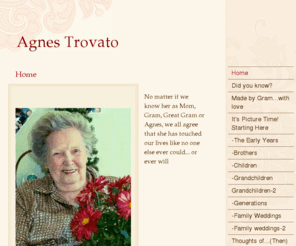 agnestrovato.com: Agnes Trovato - Home
  Thanksgiving 2004