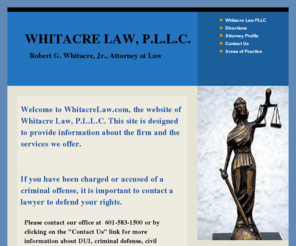 whitacrelaw.com: Robert Whitacre Criminal Attorney Hattiesburg MS DUI Defense Lawyer
Criminal defense attorney Hattiesburg MS Robert Whitacre