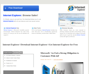 browserfreedownload.com: Internet Explorer | Download Internet Explorer | Get Internet Explorer for Free
Internet Explorer.