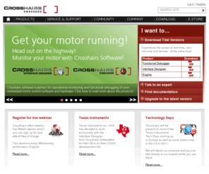 crosshairembedded.com: Homepage - Crosshairs Embedded
Products and Solutions for Real-time, non-intrusive monitoring,
debugging and optimization of your embedded system.