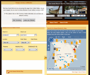 koh-samui-hotels.co.uk: Koh Samui Hotels & Resorts - bargains on hotels in Ko Samui. Discounted holiday rates on villas, spa and accommodation
Guaranteed Cheapest rates for Koh Samui hotels, resorts, spa, villas. With high quality photographs and videos, interactive maps and in-depth hotel reviews. Book securely online now.