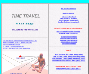 time-travelers.org: TIME TRAVEL
TIME TRAVEL - Cutting edge Knowledge and Techniques.