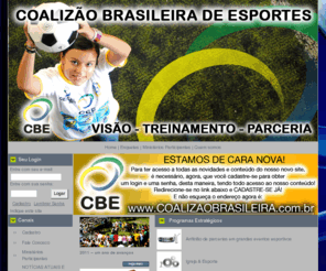 cbme.com.br: Coalizão Brasileira de Ministérios Esportivos
