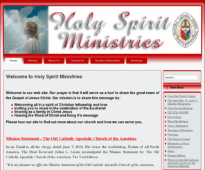 holyspiritocc.org: Welcome to Holy Spirit Ministries
Holy Spirit Ministries